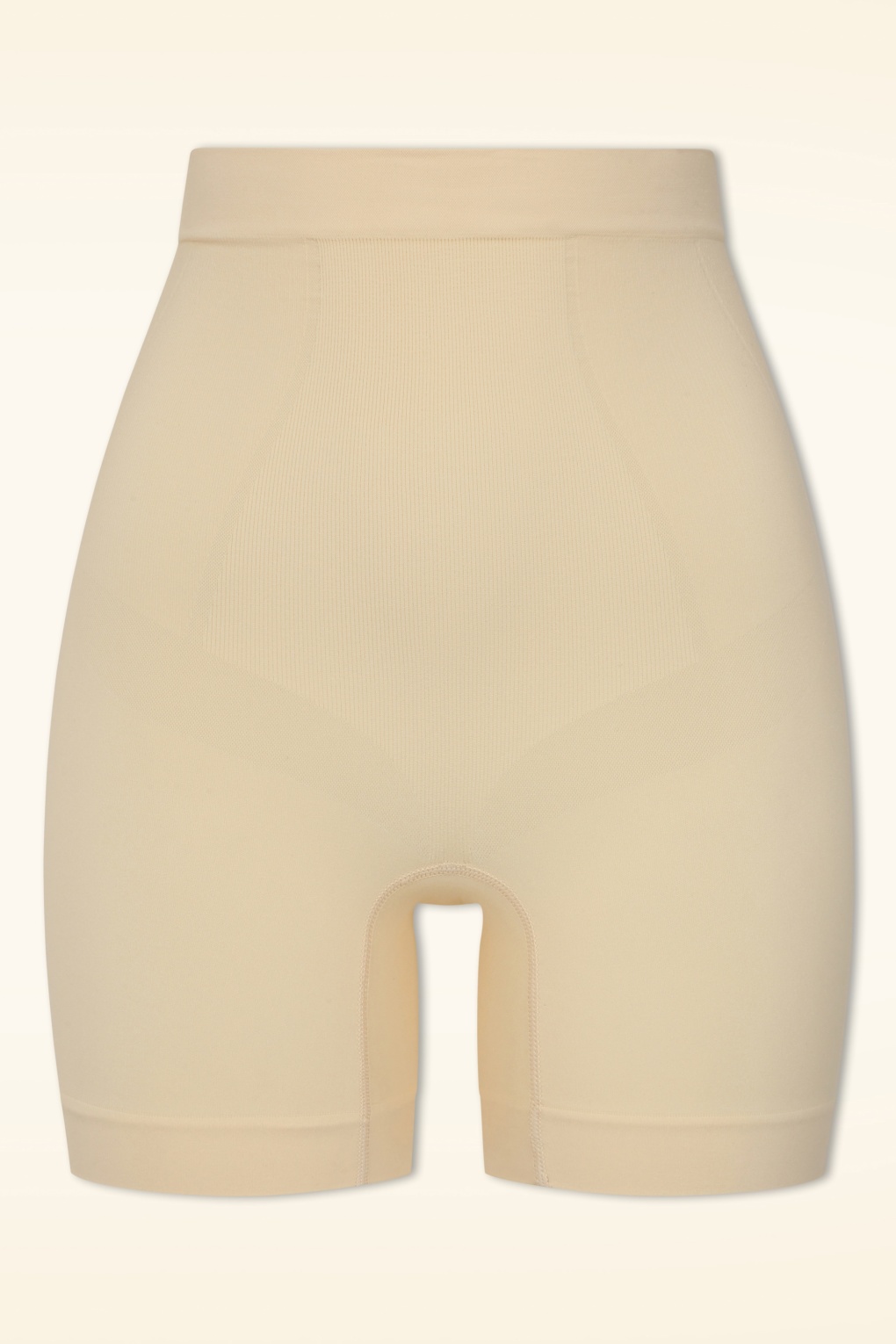 Exklusiv bei Topvintage ~ Lune Sculpt Hoch geschnittene Miedershorts in Butter
