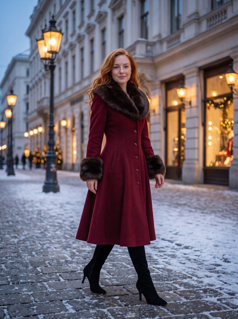 Winterzauber in Bordeaux: Zeitloser 1950er-Jahre Glamour für kalte Tage